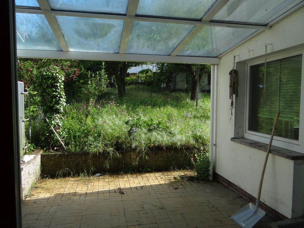 Blick auf die Veranda